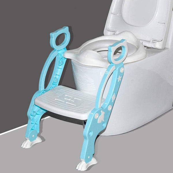 2 In 1 Potty Training Toilet Seat with Step Stool Ladder For Toddlers