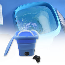 Mini Washing Machine Foldable Mini Washer with Drain Basket Portable Washing Machine Foldable for Laundry Travel Camping RV Baby Clothes