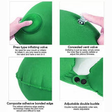 Inflatable & Foldable, Pillow U Shape Air Cushion Travel Pillow, Travel Business Trip Neck Pillow for Long Trips, Ideal for Men & Women Portable, and Perfect for Backpacking, Car Camping, and Even Airplane Travel