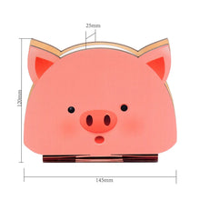 Piglet Shape Book Lamp Animal Led Book Lamp Christmas Gift Light RGB Colors Custom Gift Book Lamp