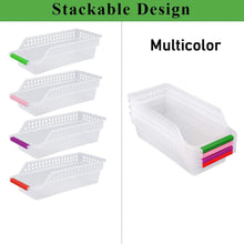 Kitchen Plastic Space Saver Organizer Basket Rack- 4 pcs