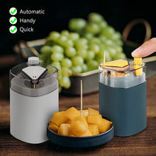 Toothpick Holder Dispenser, Pop-Up Automatic Toothpick Dispenser for Kitchen Restaurant Thickening Toothpicks Container Pocket Novelty, Safe Container Toothpick Storage Box.