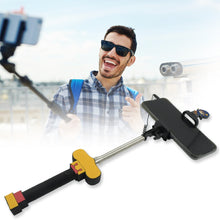 Selfie Sticks Box with Aux Wire for All Smart Phones, Extendable Self Portrait Selfie Stick (1 Pc )