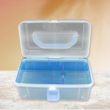 Plastic Art Storage Box Painting Supplies Multipurpose Case Meidum Size with Handle for Artists Students Medine Tools Cosmetics Fishing Supplies, for Artists Students