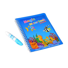 8091 Magic Water Quick Dry Book Water Coloring Book Doodle with Magic Pen Painting Board 