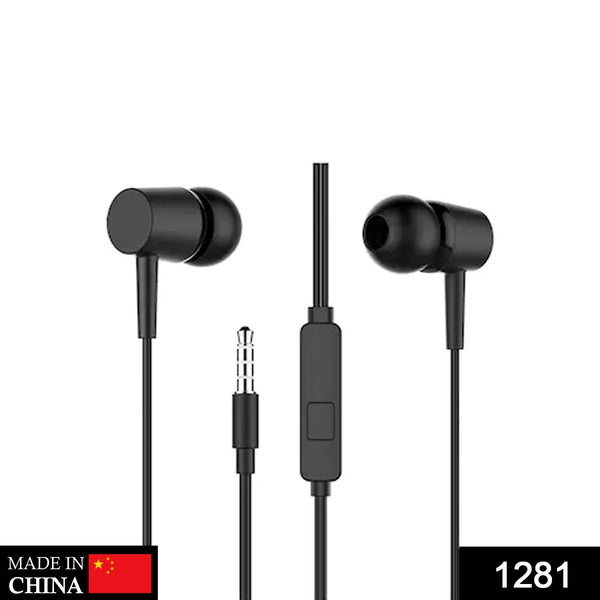 1281 Headphone Isolating stereo headphones with Hands-free Control 