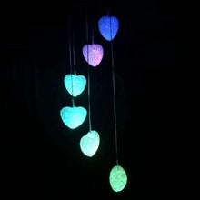 Solar Powered Wind Chimes with Lights: Outdoor Garden Decor (6 LED)