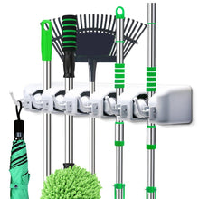 199 5-Layer Multipurpose Wall Mounted Organizer Mop And Broom Holder 