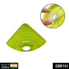 0861h Corner Sink Strainer For Draining Kitchen Waste In Sinks And Wash Basins. 