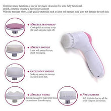 340 -5-in-1 Smoothing Body & Facial Massager (Pink) Jyotin Enterprises