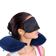 505 -3-in-1 Air Travel Kit with Pillow, Ear Buds & Eye Mask Jyotin Enterprises WITH BZ LOGO