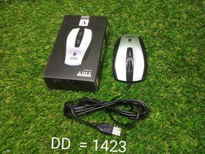 1423 Wired Mouse for Laptop and Desktop Computer PC With Faster Response Time (Silver) 