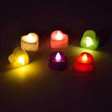 6561 HEART LED FESTIVAL TEALIGHT WITH BATTRY OPRATE ( 24PCS ) 