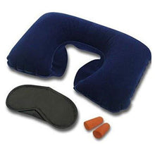 505 -3-in-1 Air Travel Kit with Pillow, Ear Buds & Eye Mask Jyotin Enterprises WITH BZ LOGO