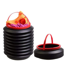 Foldable Storage Bucket , Water Container & Dustbin Multiuse Bucket For Home , Car & Kitchen Use Bucket