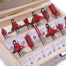 12 / 15pcs Milling Cutter Router Bit Set