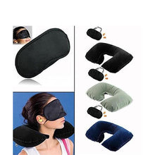 505 -3-in-1 Air Travel Kit with Pillow, Ear Buds & Eye Mask Jyotin Enterprises WITH BZ LOGO