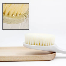 6197 Body Brush Long Handle Dry Brush Soft Bristle Bath Brush Back Scrub Exfoliating Massage. 