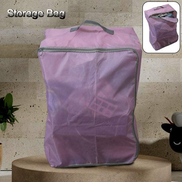 Storage Bag with Zipper and Space Saver Comforter bag, Quilt, Bedding, Clothes, Blanket Storage Organizer Bag with Carry Handles for Closet Waterproof Fabric Garment Bag