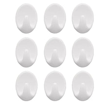 1544 Self Adhesive Plastic Wall Hook Set for Home Kitchen and Other Places (Pack of 9) 